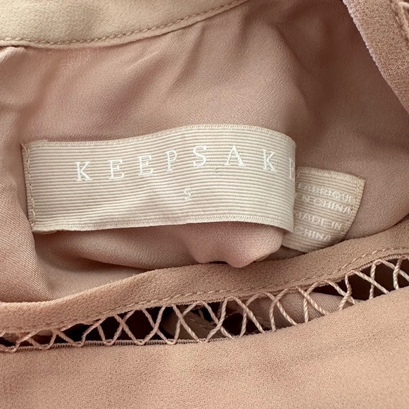 Keepsake The Label Night Dance Cold Shoulder Long Sleeve Mini Dress size Small - Picture 10 of 13